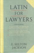 Cover of Latin for Lawyers