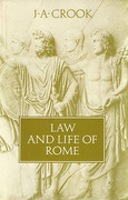 Cover of Law and Life of Rome