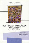 Cover of Australian Family Law in Context: Commentary and Materials
