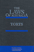 Cover of The Laws of Australia : Torts