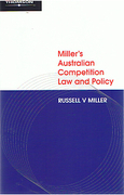 Cover of Miller&#8242;s Australian Competition Law and Policy