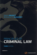 Cover of Principles of Criminal Law