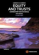 Cover of Equity and Trusts: Commentary and Materials