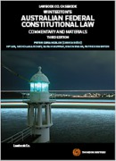 Cover of Winterton's Australian Federal Constitutional Law: Commentary & Materials