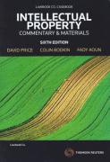 Cover of Intellectual Property: Commentary and Materials