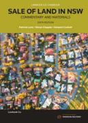Cover of Sale of Land in NSW: Commentary and Materials