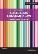 Cover of Corones Australian Consumer Law