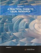 Cover of A Practical Guide to Legal Research