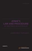 Cover of Joske's Law and Procedure at Meetings in Australia