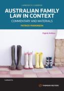 Cover of Australian Family Law in Context: Commentary and Materials