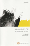 Cover of Principles of Criminal Law