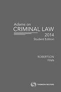 Cover of Adams on Criminal Law Student Edition