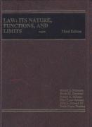 Cover of Law: It's Nature, Functions and Limits