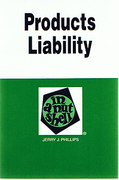 Cover of Products Liability in a Nutshell