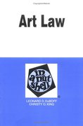 Cover of Art Law in a Nutshell