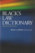Cover of Black's Law Dictionary Abridged