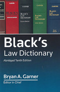 Cover of Black's Law Dictionary Abridged