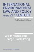 Cover of International Environmental Law and Policy for the 21st Century