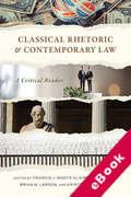 Cover of Classical Rhetoric and Contemporary Law: A Critical Reader (eBook)