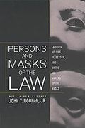 Cover of Persons and Masks of the Law