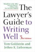 Cover of The Lawyer's Guide to Writing Well