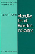 Cover of Greens Guide to Alternative Dispute Resolution in Scotland