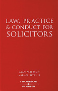 Cover of Law, Practice & Conduct for Solicitors