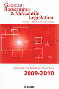 Cover of Greens Bankruptcy and Mercantile Legislation 2009-2010