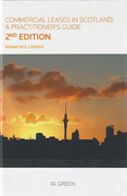 Cover of Commercial Leases in Scotland: A Practitioner's Guide