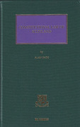 Cover of Constitutional Law of Scotland