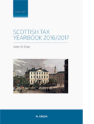 Cover of Scottish Tax Yearbook 2016/17