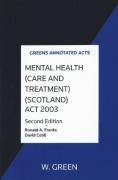 Cover of Mental Health (Care and Treatment) (Scotland) Act 2003