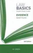 Cover of Law Basics: Evidence