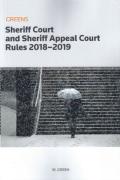 Cover of Greens Sheriff Court and Sheriff Appeal Court Rules 2018-2019