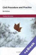 Cover of Civil Procedure and Practice (Book & eBook Pack)