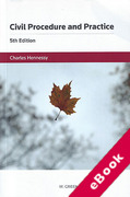 Cover of Civil Procedure and Practice (eBook)