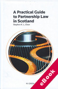 Cover of A Practical Guide to Partnership Law in Scotland (eBook)