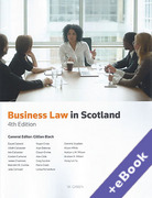 Cover of Business Law in Scotland (Book & eBook Pack)