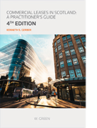 Cover of Commercial Leases in Scotland: A Practitioner's Guide