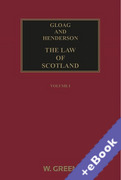 Cover of Gloag and Henderson: The Law of Scotland (Book &#38; eBook Pack)
