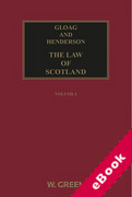 Cover of Gloag and Henderson: The Law of Scotland (eBook)