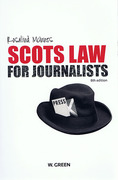 Cover of Scots Law for Journalists