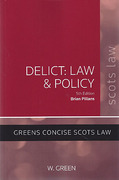 Cover of Delict: Law and Policy