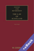 Cover of Gloag and Henderson: The Law of Scotland (Book & eBook Pack)
