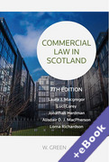 Cover of Commercial Law in Scotland (Book & eBook Pack)