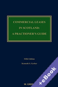 Cover of Commercial Leases in Scotland: A Practitioner's Guide (Book & eBook Pack)