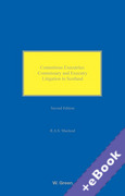 Cover of Contentious Executries: Commissary and Executry Litigation in Scotland (Book & eBook Pack)