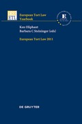 Cover of European Tort Law Yearbook: Print