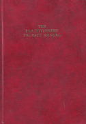 Cover of The Practioners Probate Manual