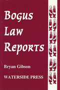 Cover of Bogus Law Reports